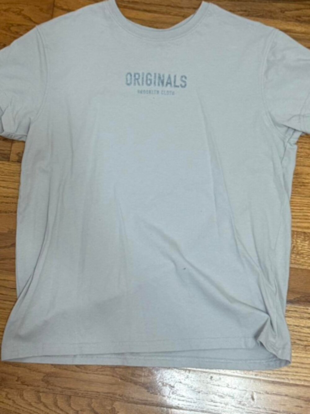 ORIGINALS BROOKLYN CLOTH Classic Solid Color Short sleeved T-shirt